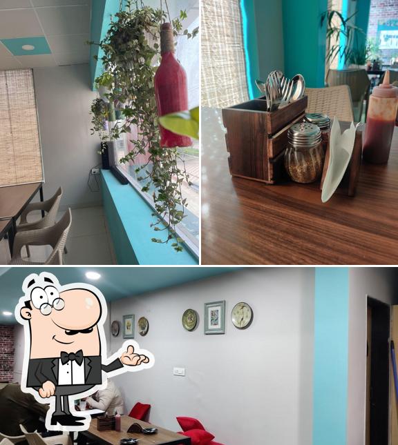 The interior of Bistro@17 Cafe