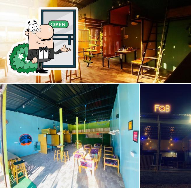 The exterior of FAB for a break