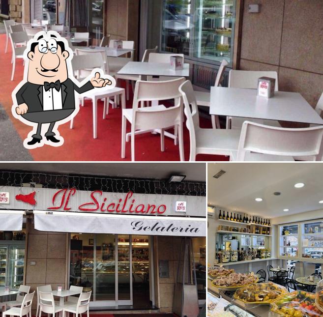 Gli interni di Pistacchio al Siciliano
