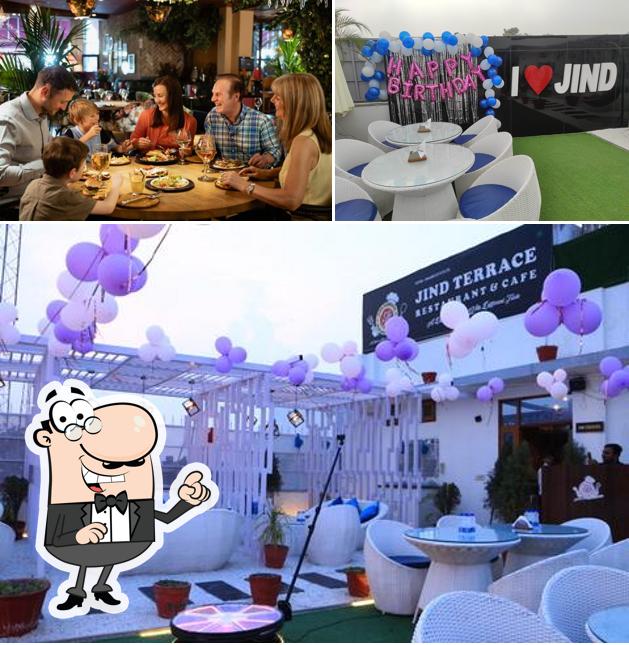 Take a seat at one of the tables at Jind Terrace Restaurant & Café Family Restaurant in Jind