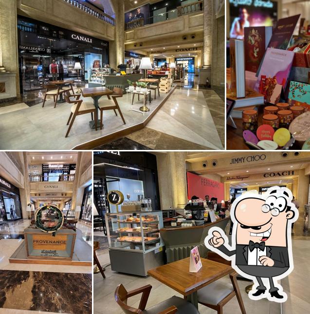 The interior of Provenance Gourmet Gifts, UB City Bengaluru Café and Desserts