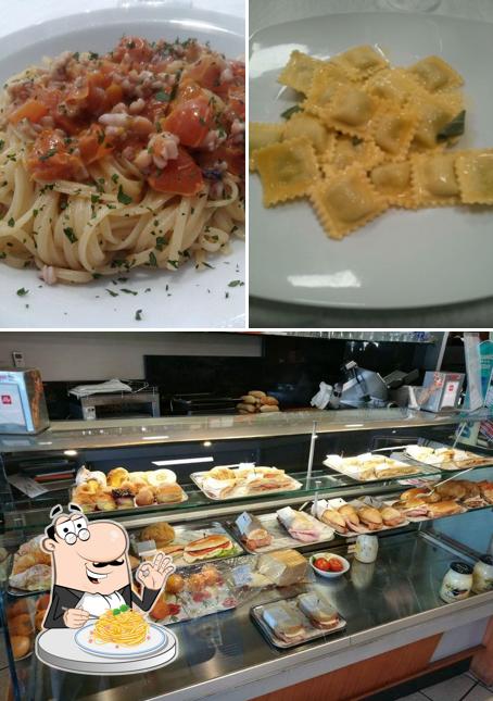 Spaghetti alla carbonara al Bar Ristorante Il Globo