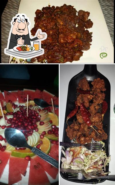 Food at Escape Lounge