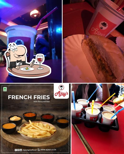 Ice cream at Ajay's Café City Light Surat