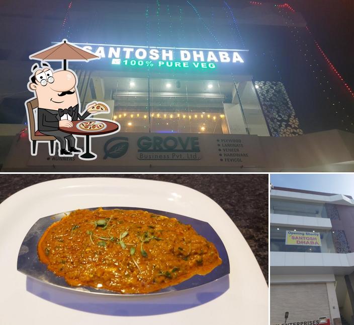 Balaji Santosh Dhaba narsingi is distinguished by exterior and food