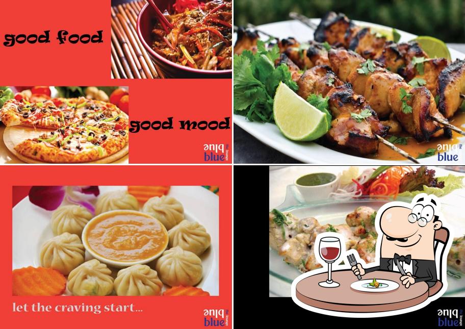 Food at Blue D Lounge Reloaded