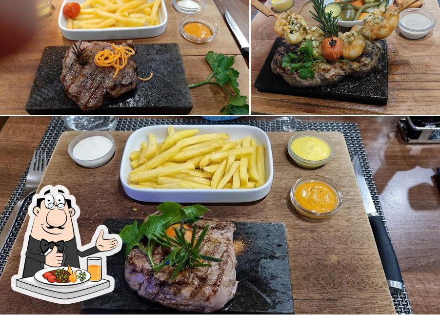 Côtelettes de porc à Buffet du Funiculaire