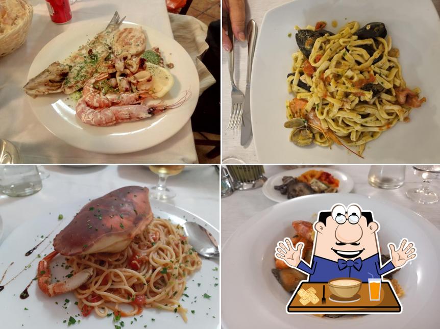 Scampi al Ristorante La Grotta