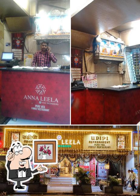 The interior of Anna Leela Udipi Refreshment