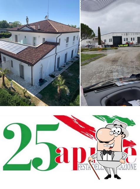 Goditi la vista dagli esterni di Ristorante Villa Claudia Resort