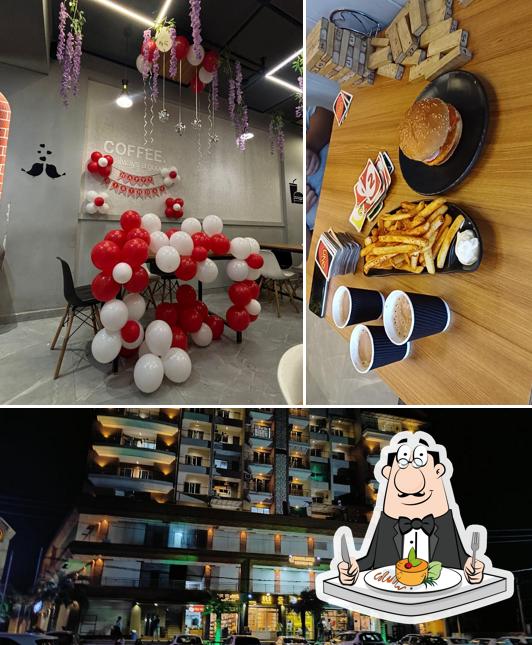 Among various things one can find food and exterior at TTF THE TEA FACTORY