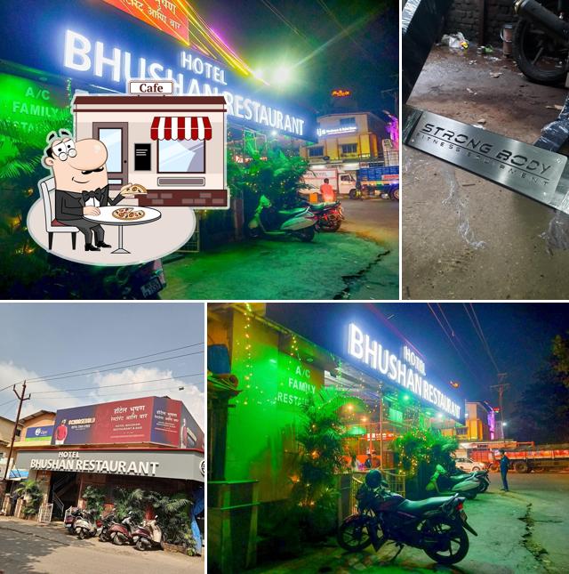 You can get some fresh air outside Bhushan Family Restaurant & Bar