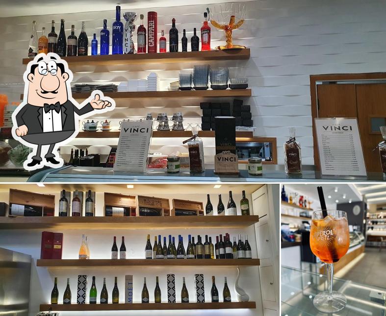 Gli interni di Cafè Vinci