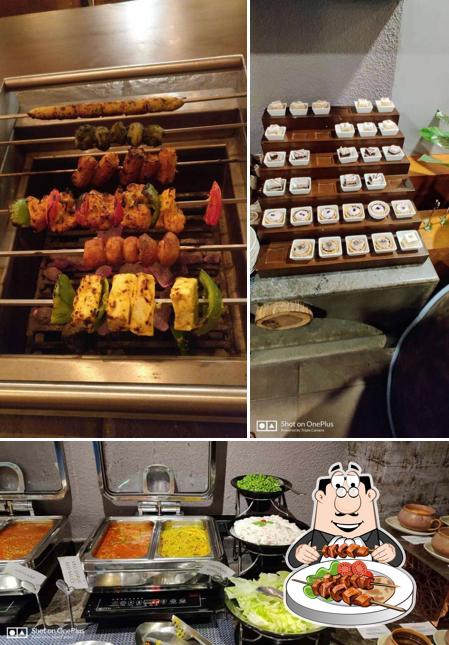 Food at Charcoal Veg Grill