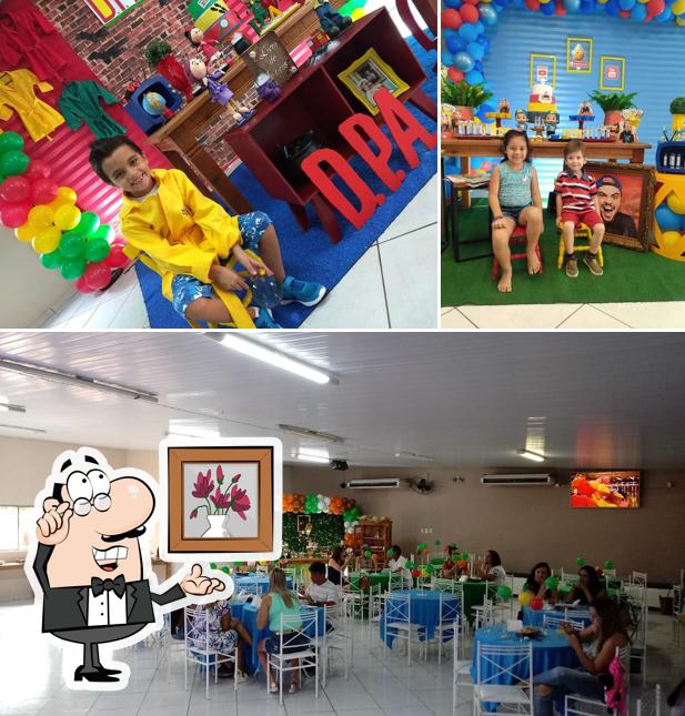 O interior do Arco Íris Buffet Infantil