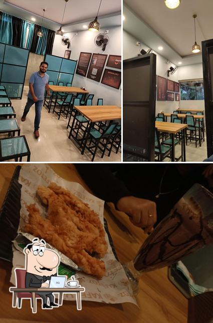The photo of KAFETOZ’s interior and food