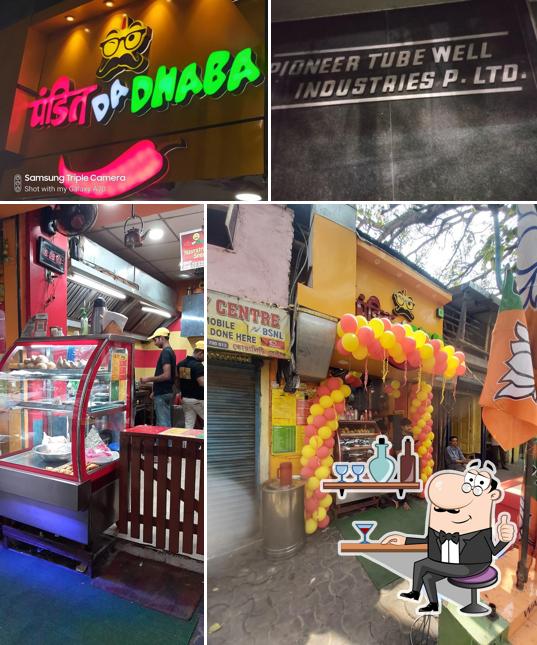 The interior of Pandit DA Dhaba