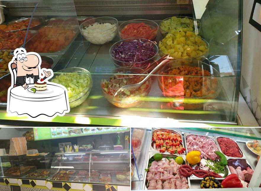 Pizzeria kebab agadir offre un'ampia varietà di dessert