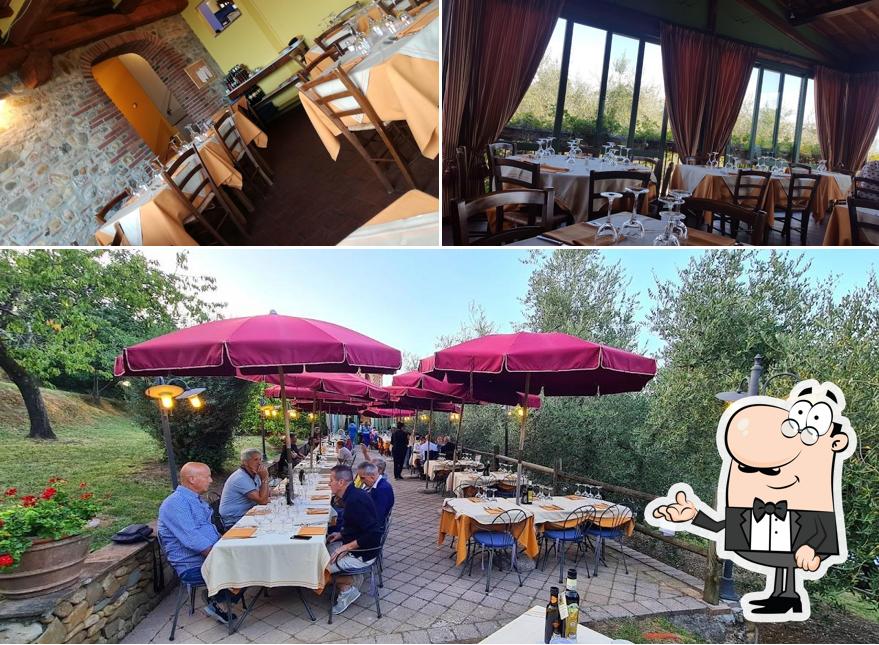 Gli interni di Ristorante Osteria Del Vecchio Olivo