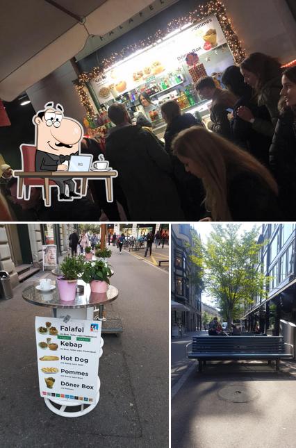 Siediti a un tavolo di Sesam Falafel