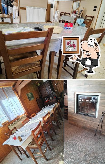 Gli interni di Trattoria - Bar, Val Chiarino