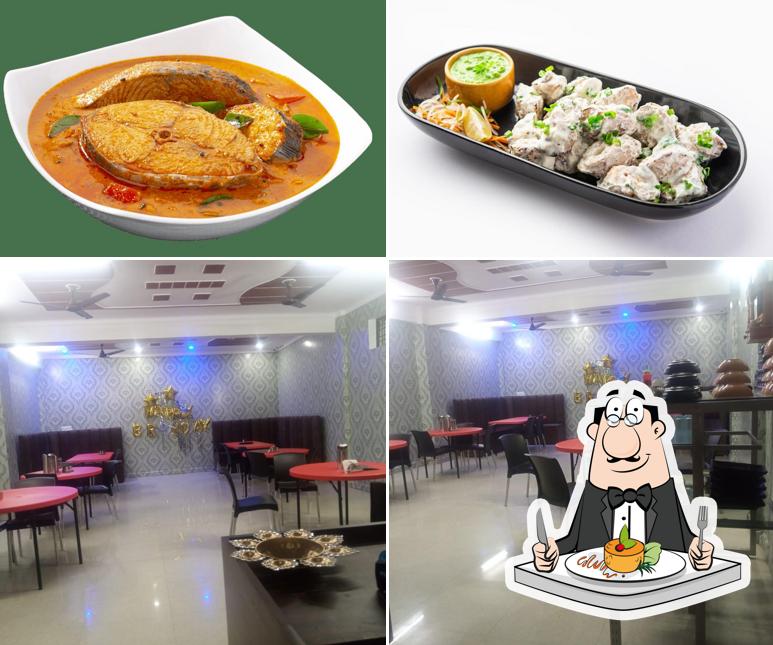 The image of food and interior at Harchi Restaurant