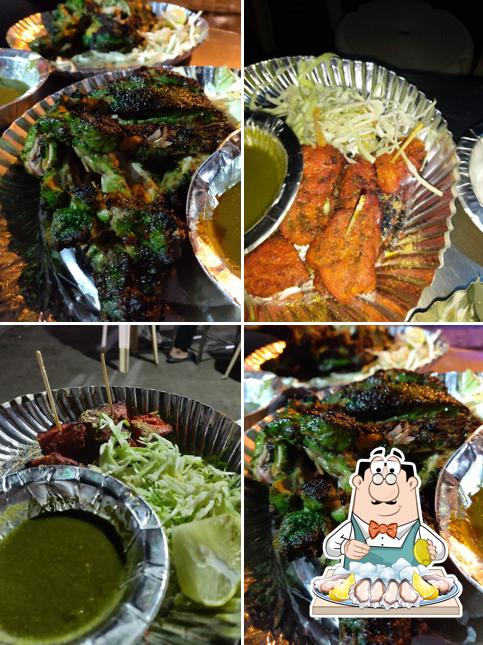 Try out different seafood items served at Al Shawrma