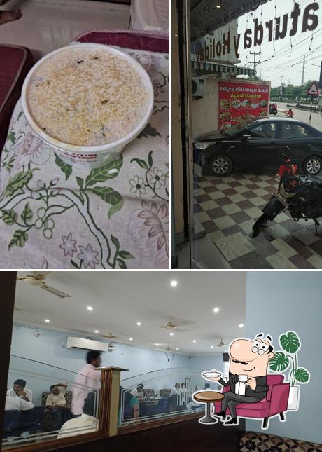 The interior of Bismillah Dum Biryani Centre