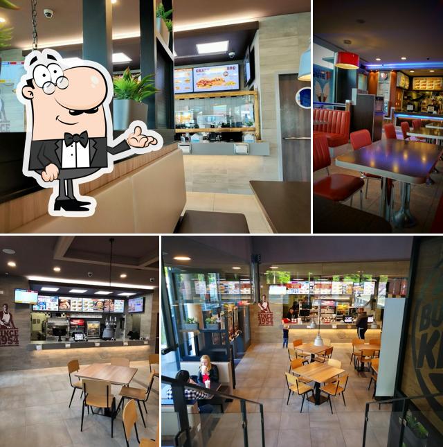 Dai un'occhiata agli interni di Burger King