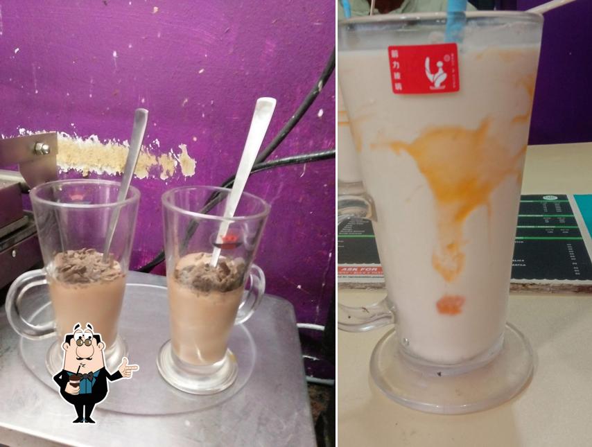 Enjoy a drink at Cafe Chokolade