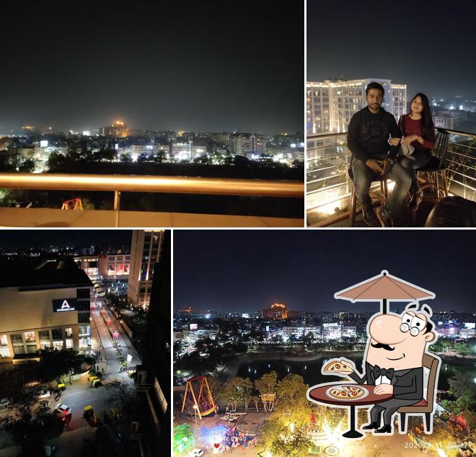 The exterior of Upri manzil - The Rooftop Restro Cafe