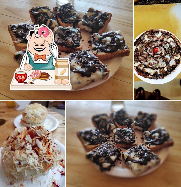 Pizza Planet offers a number of sweet dishes