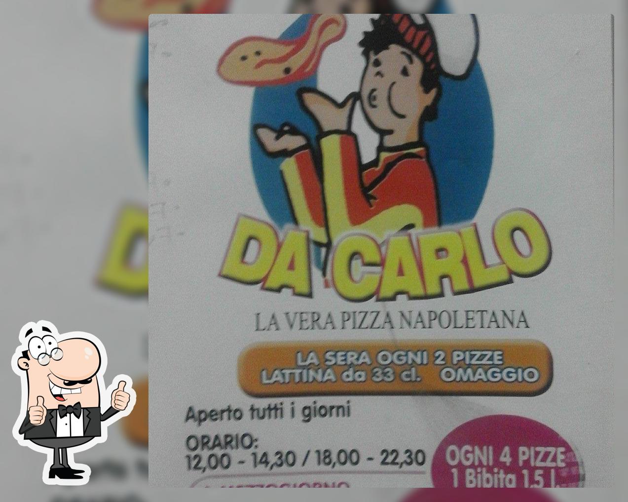 Ecco la pubblicità di Pizzeria da Carlo