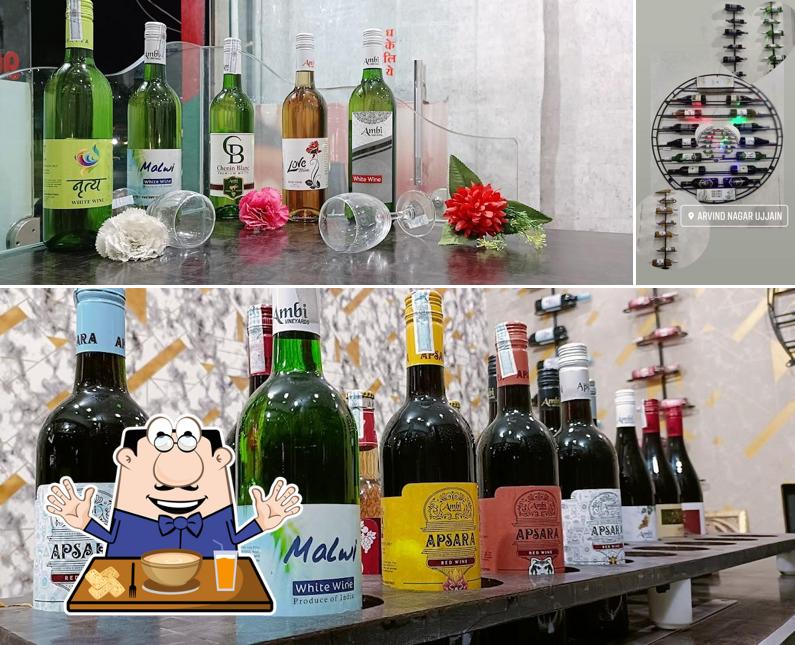 Meals at Ambi The Red/white/Rose wine Shop