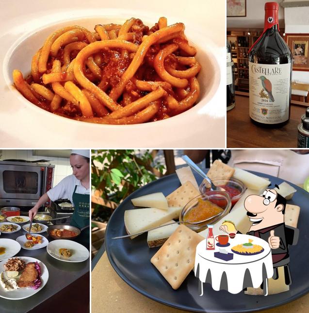 Piatto di formaggi al Enoteca Baldi