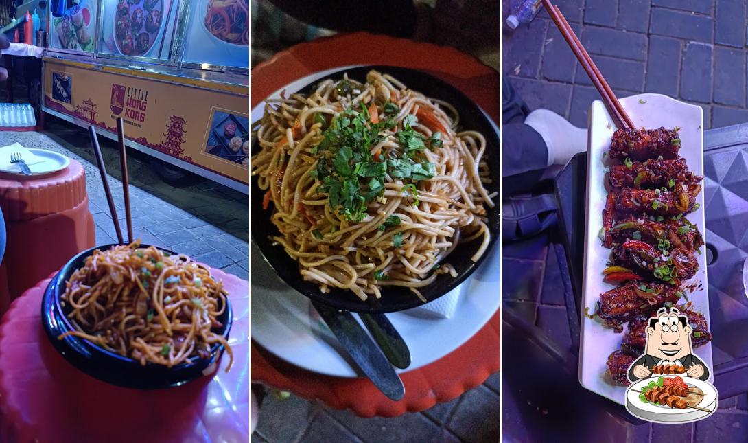This is the picture showing food and exterior at Arti's Little Hong Kong