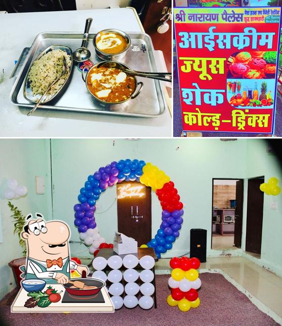 Chicken curry at Hotel Shri Narayan Palace