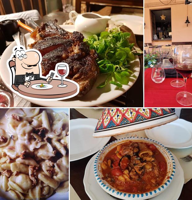 Platti al Osteria degli Specchi
