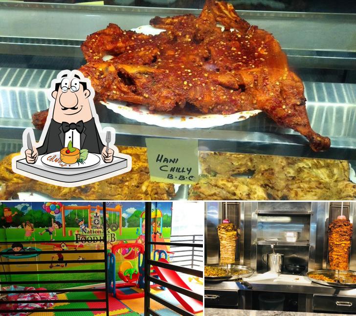 Raydan National's Food Hub is distinguished by food and play area