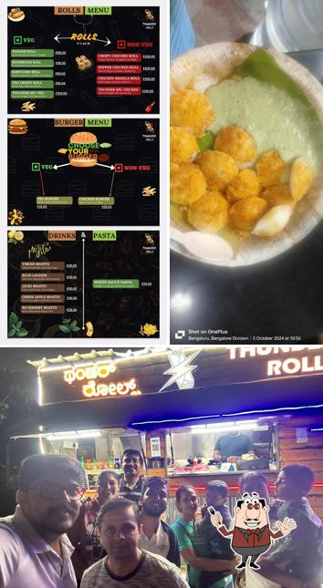 Food at Thunder rolls, Bangalore