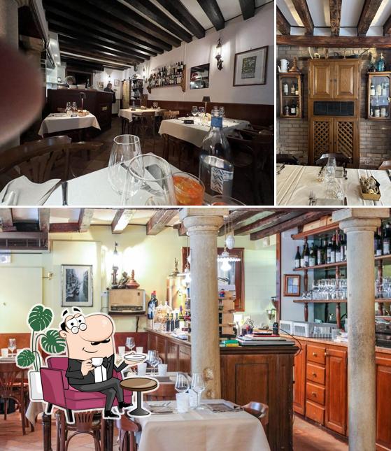 Gli interni di Vini da Gigio