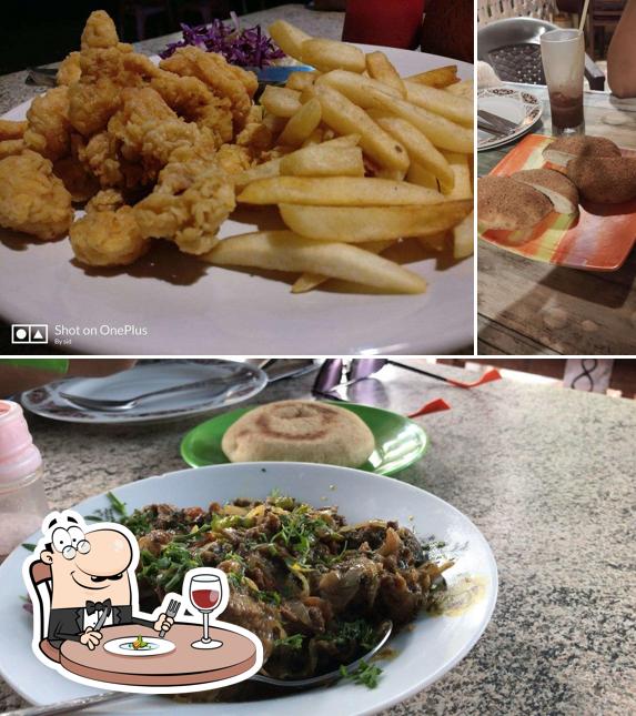Meals at Salt & Pepper homemade burger restaurant