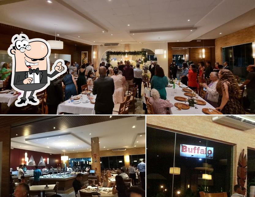 O interior do Churrascaria Buffalo Bio