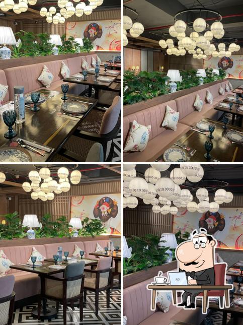 The interior of Miss Nora Noida