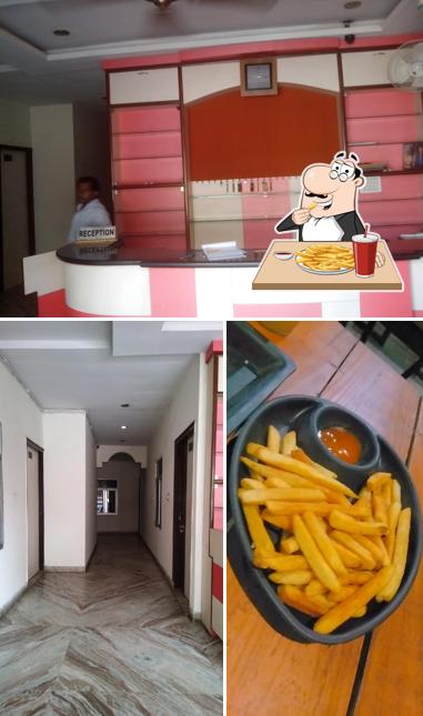 French fries at Hotel Dhruv Restaurant and Bar