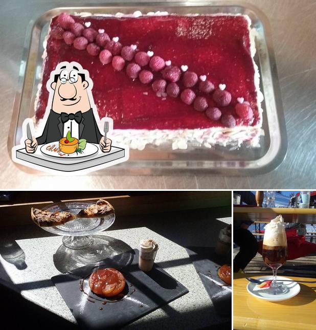 La foto della cibo e interni di Restaurant l'Étable Sigeroulaz