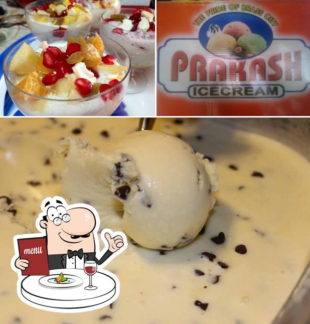 Food at Prakash icecream