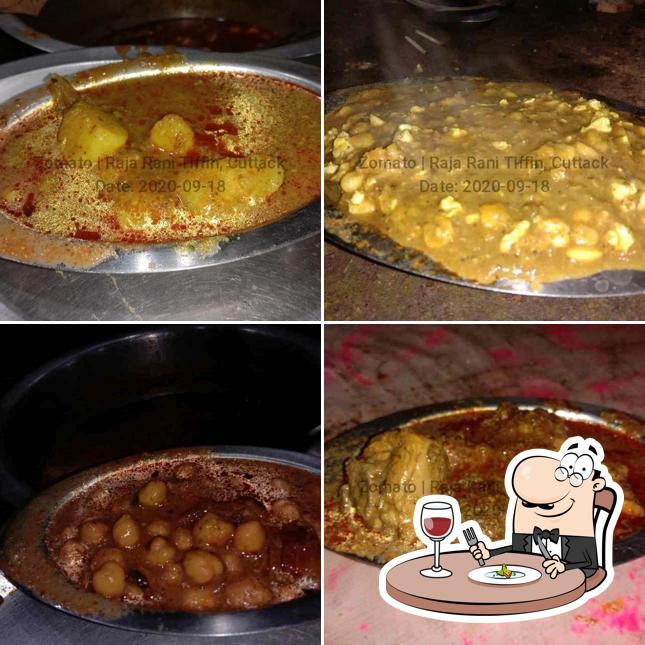 Food at Raja Rani sarbat Lassi