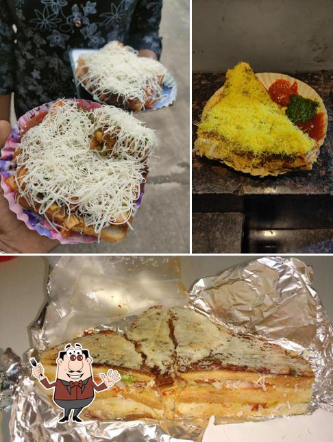 Food at Raju Sandwich Corner