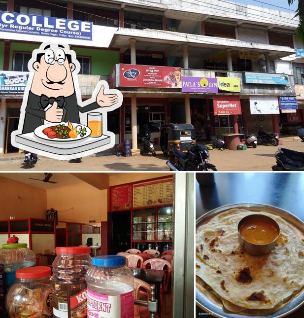 Food at Shri Krishna Bhavana